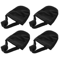 Bowling Shoe Covers 2 Pairs Black Bowling Shoes Slider Bowling Accessories for Women and Men