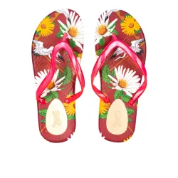 Altalune Floral Flip Flops